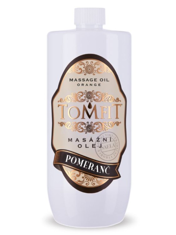 Masážní olej Tomfit Pomeranč 1l - 